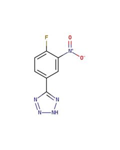 Astatech 5-(4-FLUORO-3-NITROPHENYL)-2H-TETRAZOLE, 95.00% Purity, 0.25G